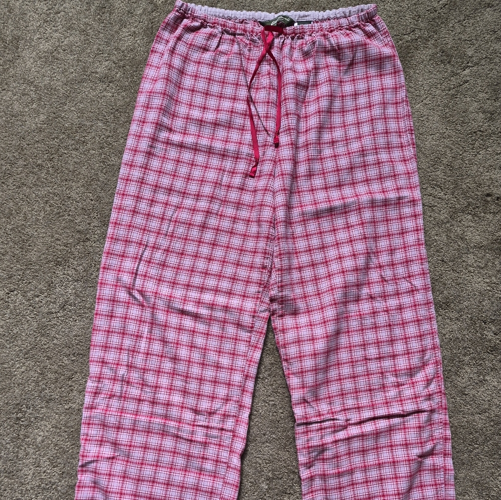 Red Plaid Pajama Pants